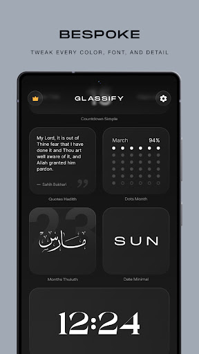 Glassify - Widgets & Themes PC