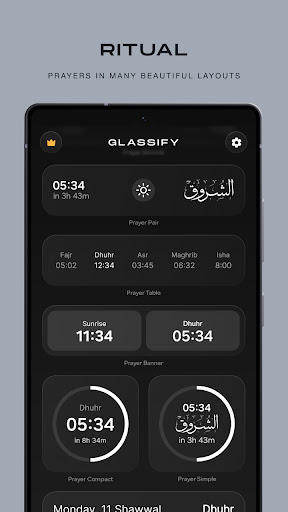 Glassify - Widgets & Themes PC