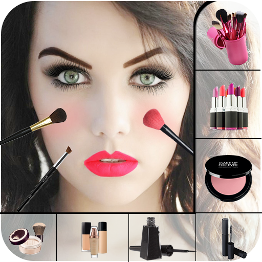 komputer Makeup Photo Grid Beauty Salon