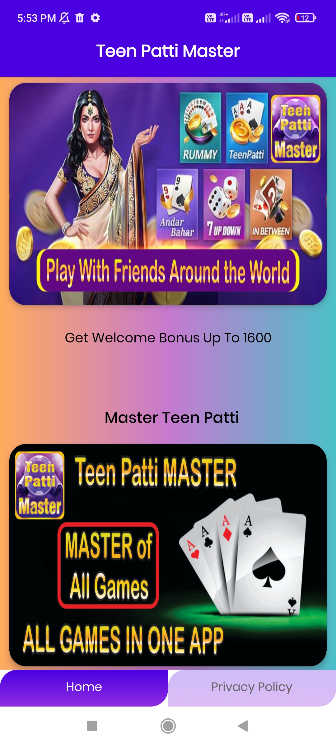 Teen Patti Master PC