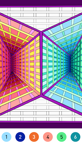Mandala Color by Number Book PC
