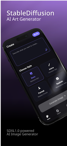 StableDiffusion AI (SDXL) PC版