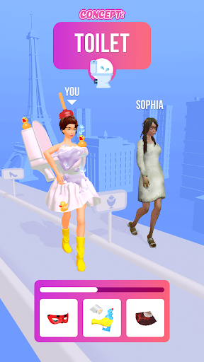 Rainha da moda: jogo de vestir