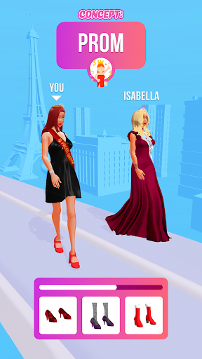 Rainha da moda: jogo de vestir