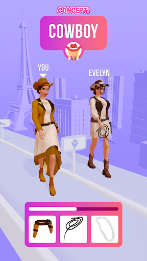 Rainha da moda: jogo de vestir