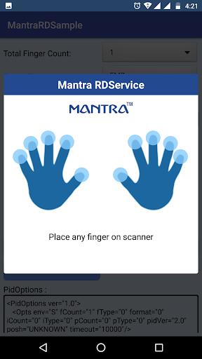 Mantra RD Service PC