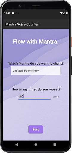 Mantra voice counter PC