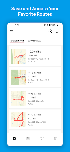 komputer Map My Run by Outside