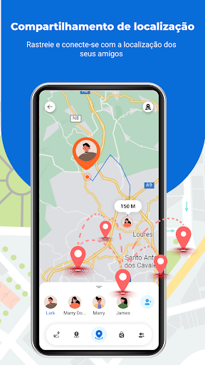 Localizador celular de GPS para PC