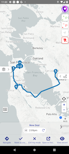 Mapsly: CRM map & routing PC