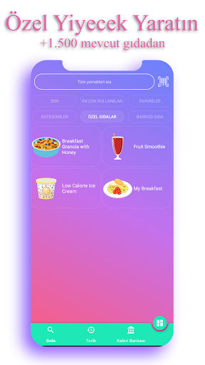 Kalori sayacı - EasyFit