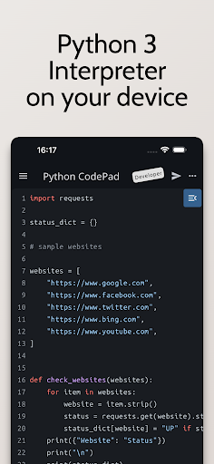 Python Code-Pad - Compiler&IDE PC