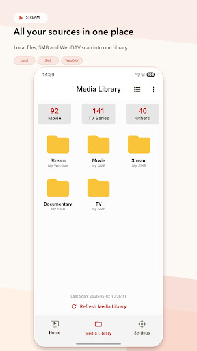 Stream Media Player