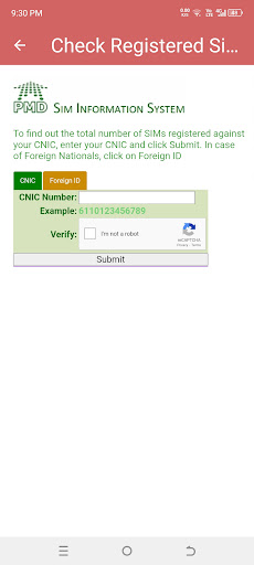 Sim Owner Details 2025 پی سی