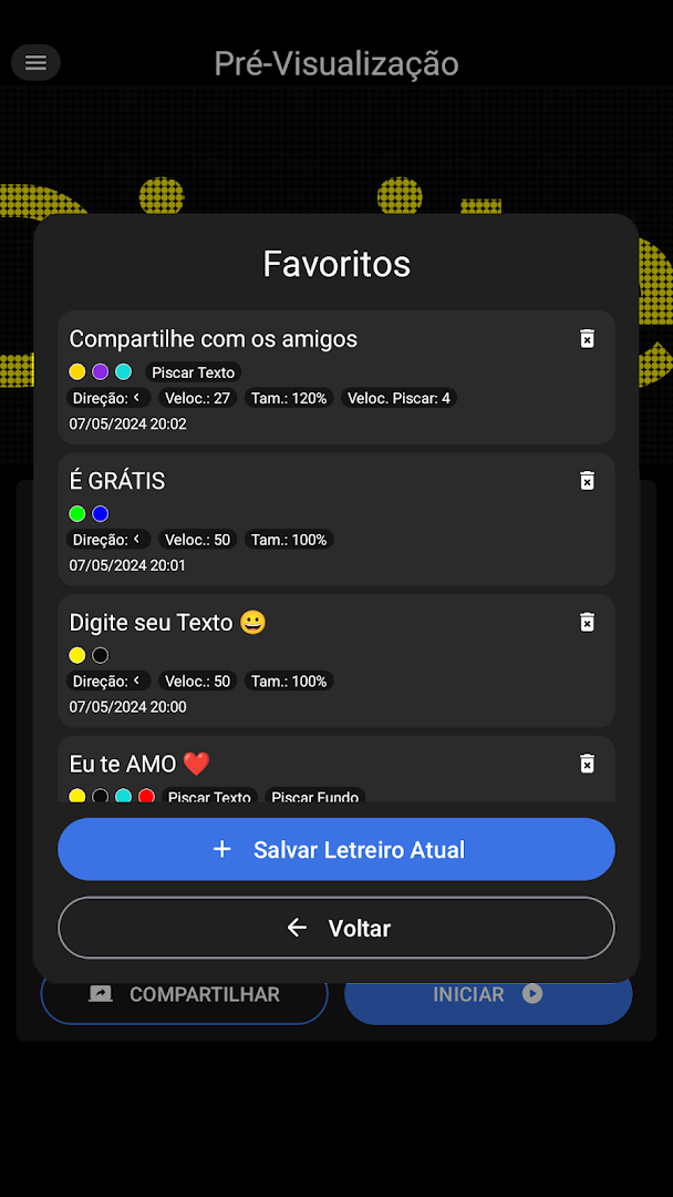 Letreiro Digital LED para PC