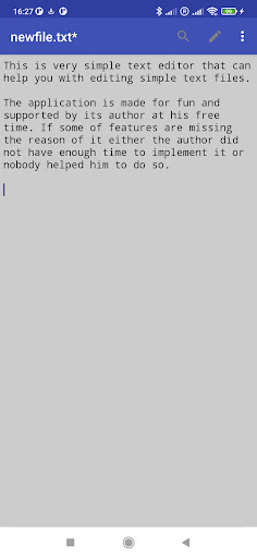 Simple Text Editor PC版