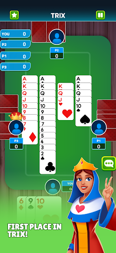 Trix King of Hearts Card Game