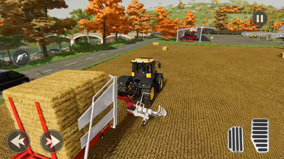 Real Farm Tractor Trailer Game