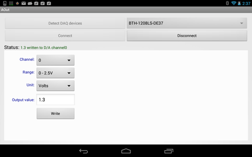 Analog Output Demo PC