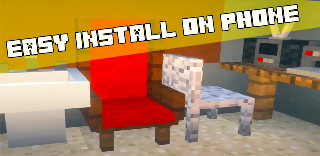 Decocraft Furniture MOD for Minecraft PE PC