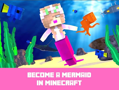 Marine and Mermaids for Minecraft PE PC