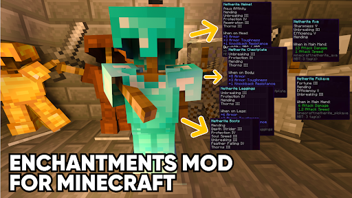 Enchantments Mod for Minecraft پی سی