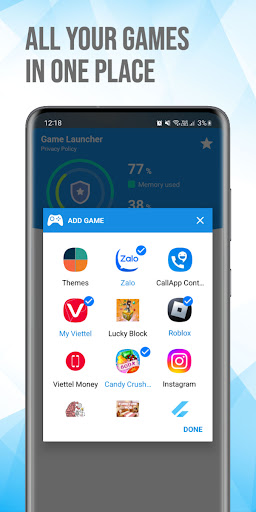 Game Launcher: Gaming Hub App الحاسوب