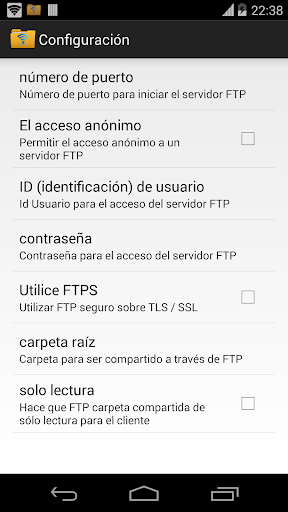 WiFi Pro Servidor FTP PC