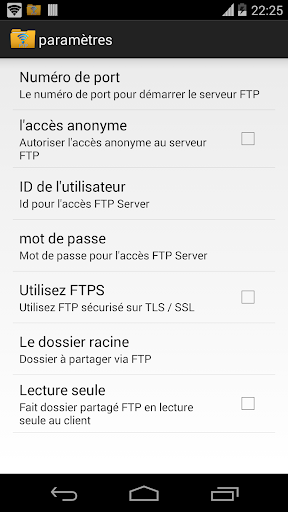 WiFi Pro serveur FTP