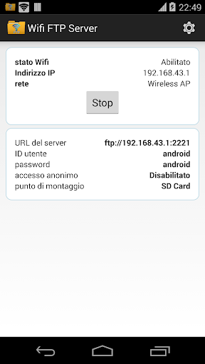 WiFi FTP Server PC