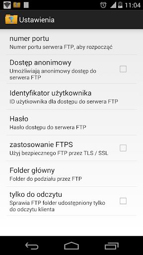 Serwer FTP WiFi PC