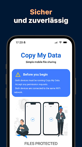 Copy My Data: Daten Übertragen