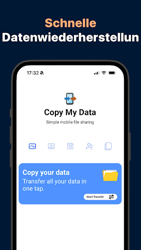 Copy My Data: Daten Übertragen