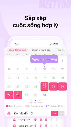 MeetYou - Theo dõi kinh nguyệt PC