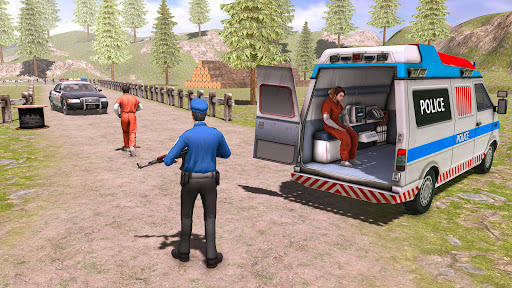 Police Van Car Simulator Drive