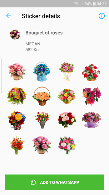 WAStickerApps Roses PC