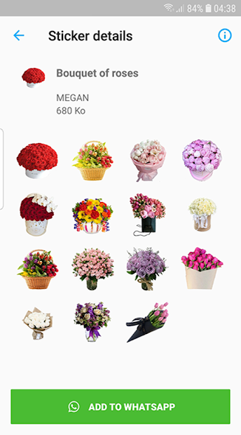 WAStickerApps Roses PC