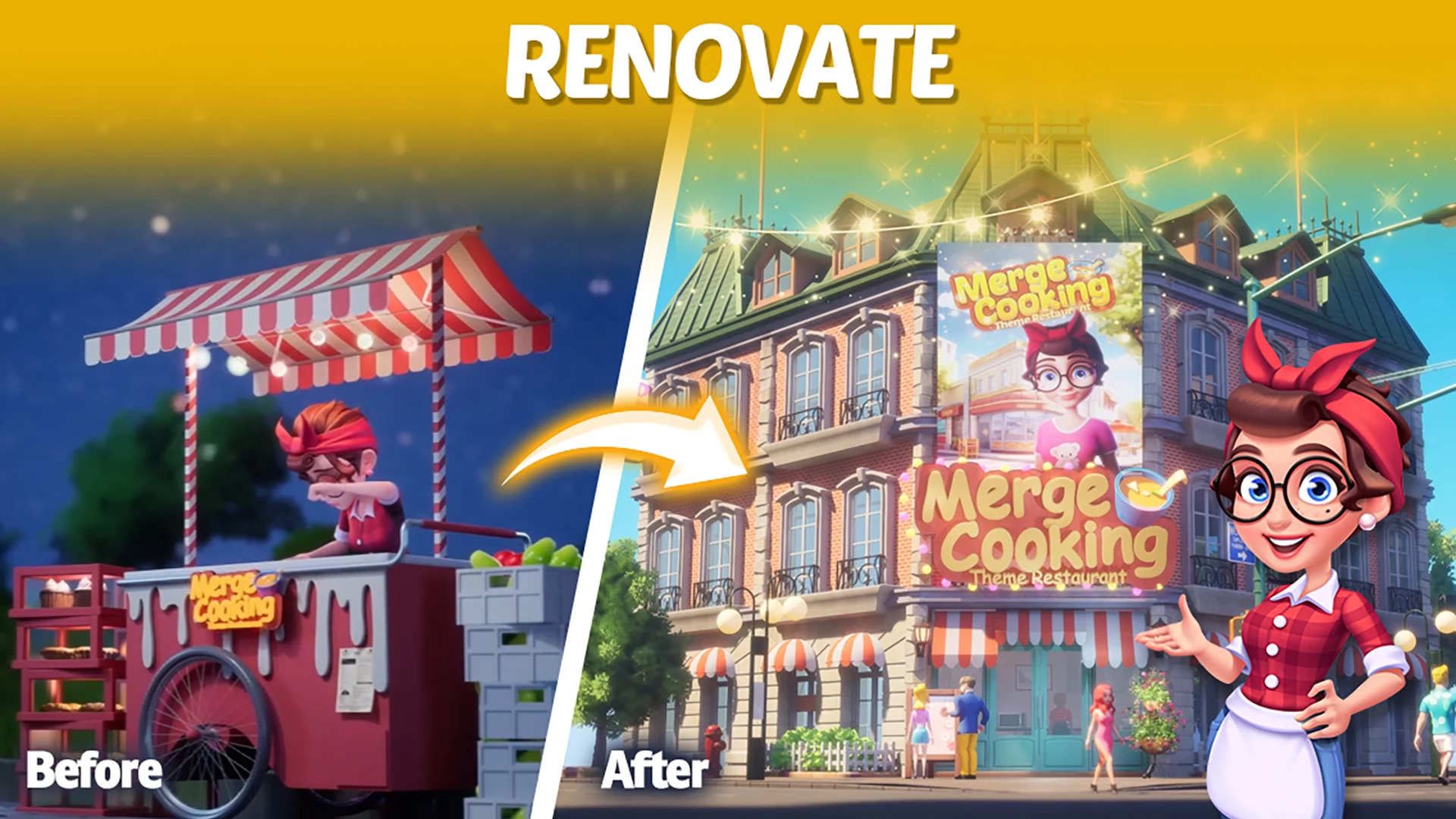 Merge Cooking:Theme Restaurant PC