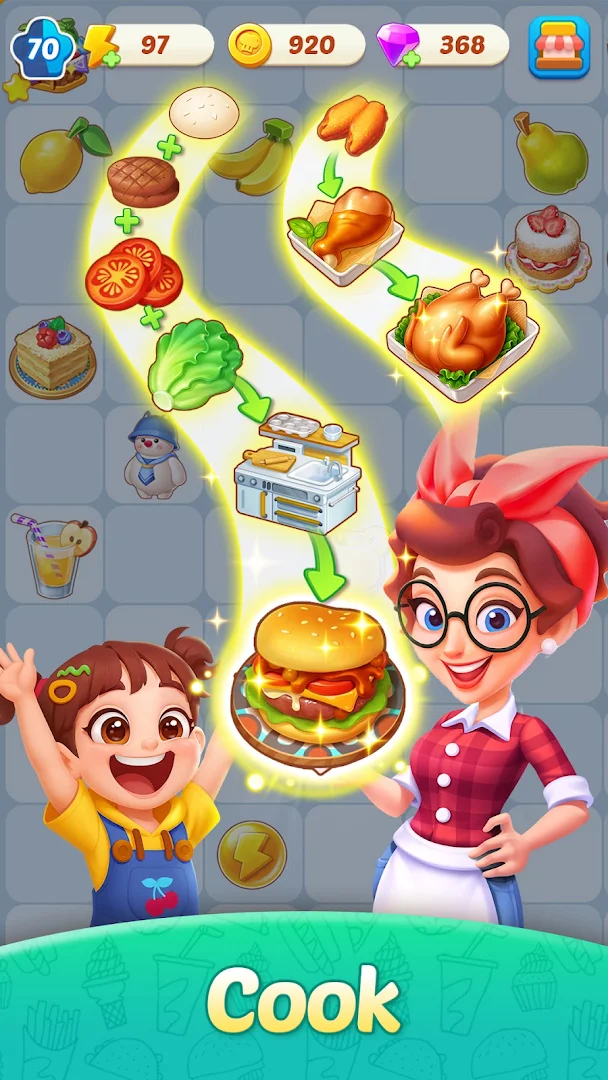 Merge Cooking:Theme Restaurant PC