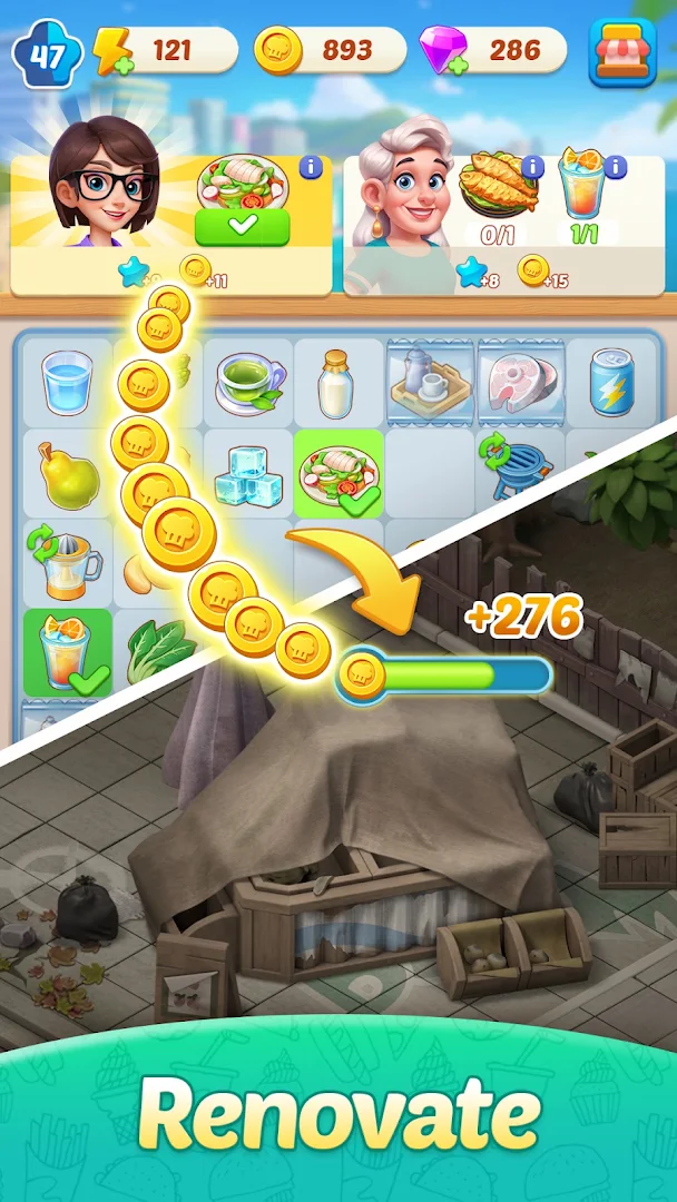 Merge Cooking:Theme Restaurant PC