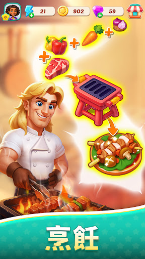 美食之星:合併與烹飪