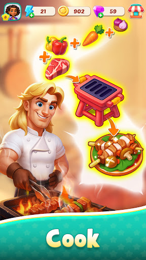 Foodstars: Merge & Cook PC