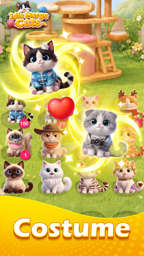 Idle Merge Cats PC
