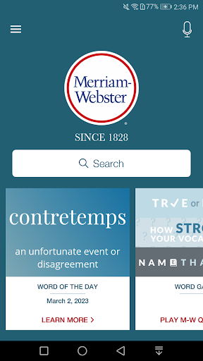 Dictionary - Merriam-Webster PC