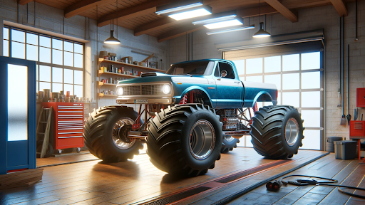 Monster Truck Stunt Game 3D