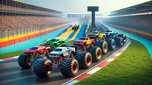 Monster Truck Stunt Game 3D