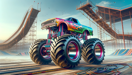 Monster Truck Stunt Game 3D