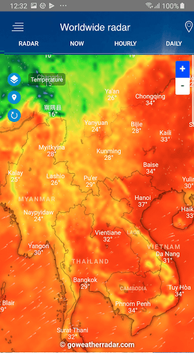 Radar meteorológico para PC