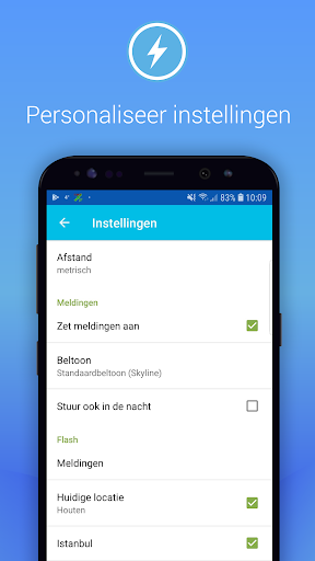 Onweeralarm Weerplaza