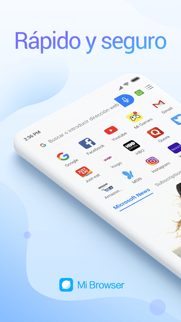 Navegador Mi - Rápido y seguro PC